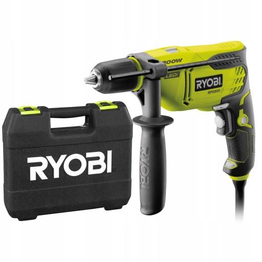 RYOBI RPD800-K УДАРНАЯ ДРЕЛЬ ЭЛЕКТРИЧЕСКАЯ ОТВЕРТКА 800ВТ + КОРПУС