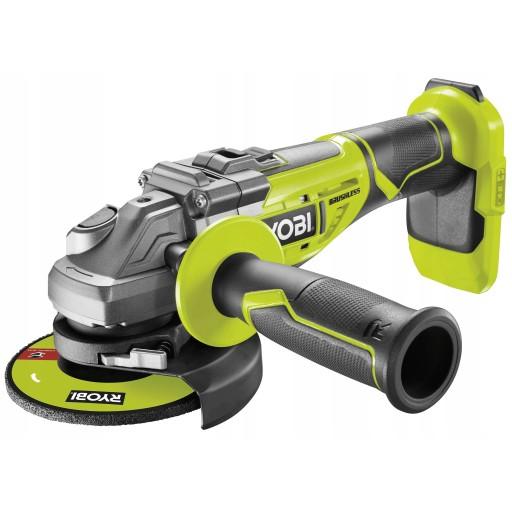 RYOBI АККУМУЛЯТОРНАЯ УГЛОВАЯ ШЛИФОВАЛЬНАЯ МАШИНА БЕСЩЕТОЧНАЯ SOLO 18V 125MM R18AG7-0