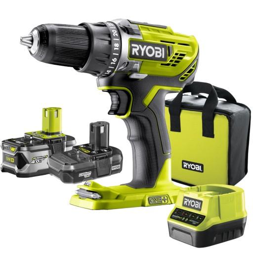 RYOBI НАБОР ДРЕЛЬ ШУРУПОВЕРТ 18V СУМКА + 2 ЛЕТУЧАЯ МЫШЬ