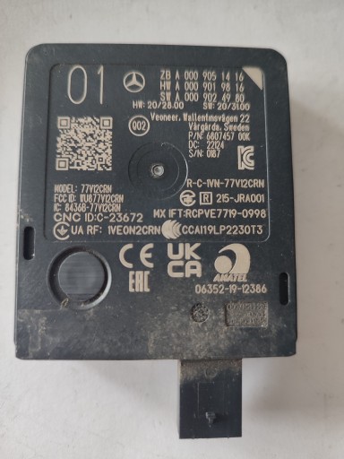 Радар-датчик A0009051516 W232 Mercedes