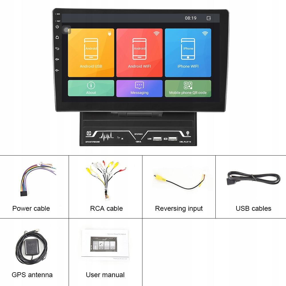 Радио 2din Android GPS навигация WiFi USB 2G 10.1