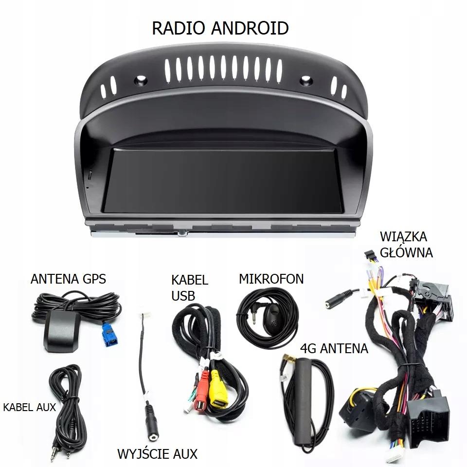 Радіо ANDROID 11 E60 E61 E90 E92 E63 CCC 4GB 64