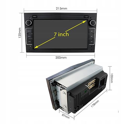 Радіо ANDROID 12 WIFI GPS OPEL Corsa D 2004-2014