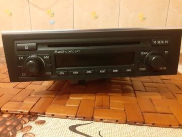 Заводська магнітола з кодом Audi A4 B6