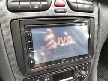 Магнітола JVC Mercedes W203 з камерою, USB парктроник