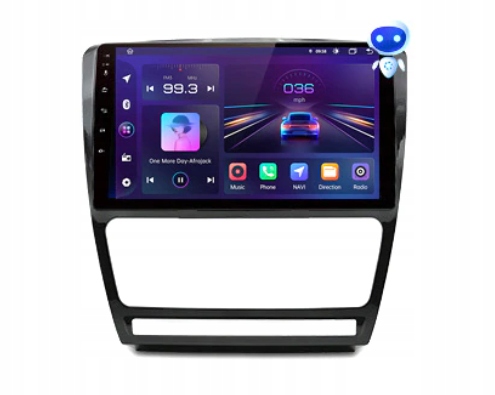 Навігаційне радіо Skoda Octavia 2 Android 2 ГБ оперативної пам'яті