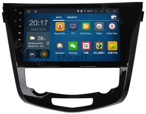 Радіо Android навігація Nissan Qashqai J11 4GB