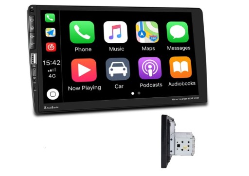 1 Din Carplay і автомобільне радіо Android із 9-дюймовим сенсорним екраном