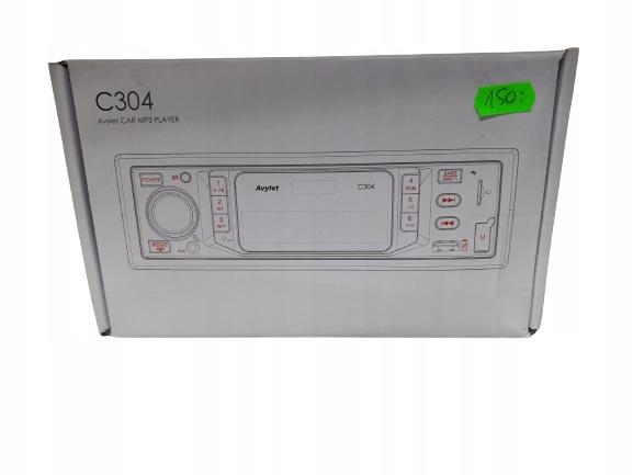 Автомобільний радіоприймач RDS Bluetooth AVYLET LED C304