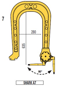 Кронштейн для зварювального апарату Telwin Inverspotter CA7 довжина 635