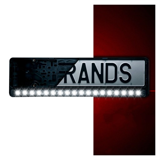 Рамка для номерного знака з LED підсвічуванням BAR STRANDS E-LINE 7800lm 82W