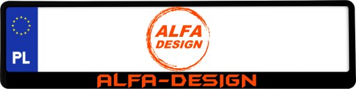 Рамка з принтом AD