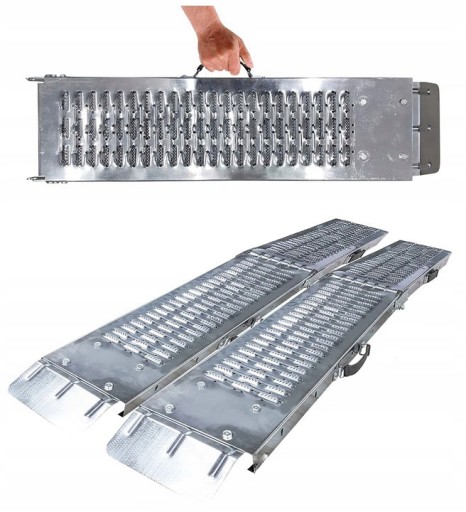 Набор стальных подъездных дорожек Inrun Ramp, 2 шт., 400 кг