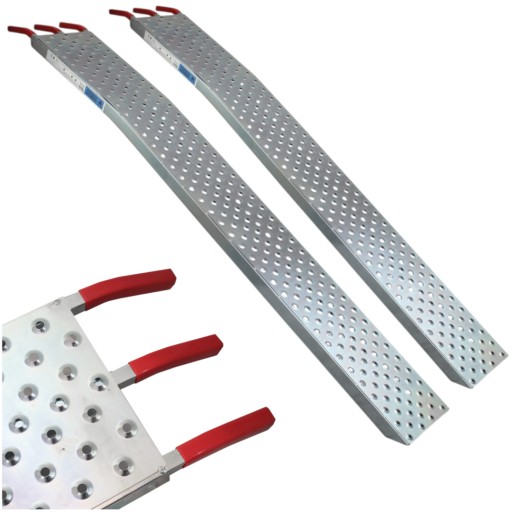 Стальная рампа для разгона 175 см Грузоподъемность 400 кг Противоскользящая