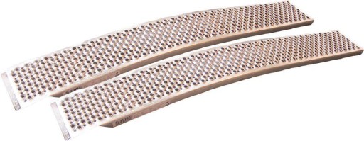 Алюминиевая погрузочная рампа, изогнутая