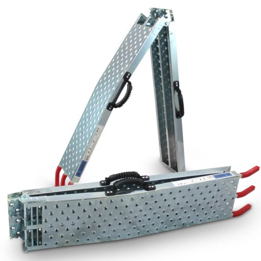 Стальные складные пандусы до 800 кг, 196 см, комплект из 2 шт.