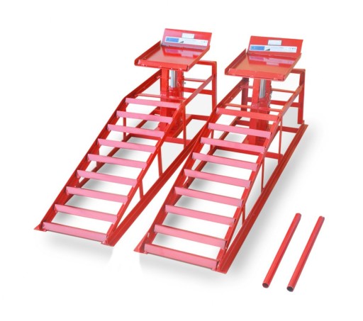 Пандусы с гидравлическим подъемником, 2 шт. Набор пандусов для мастерской BITUXX