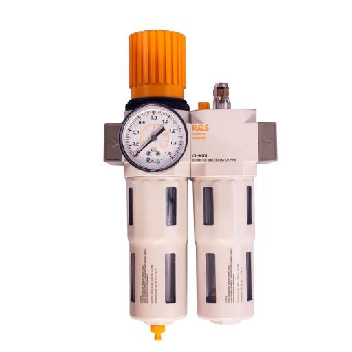 Редуктор+Фільтр+Маслянка RQS 1/2