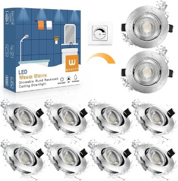 Світлодіодні прожектори 230 В Dimmable 7v супер якість 10 шт