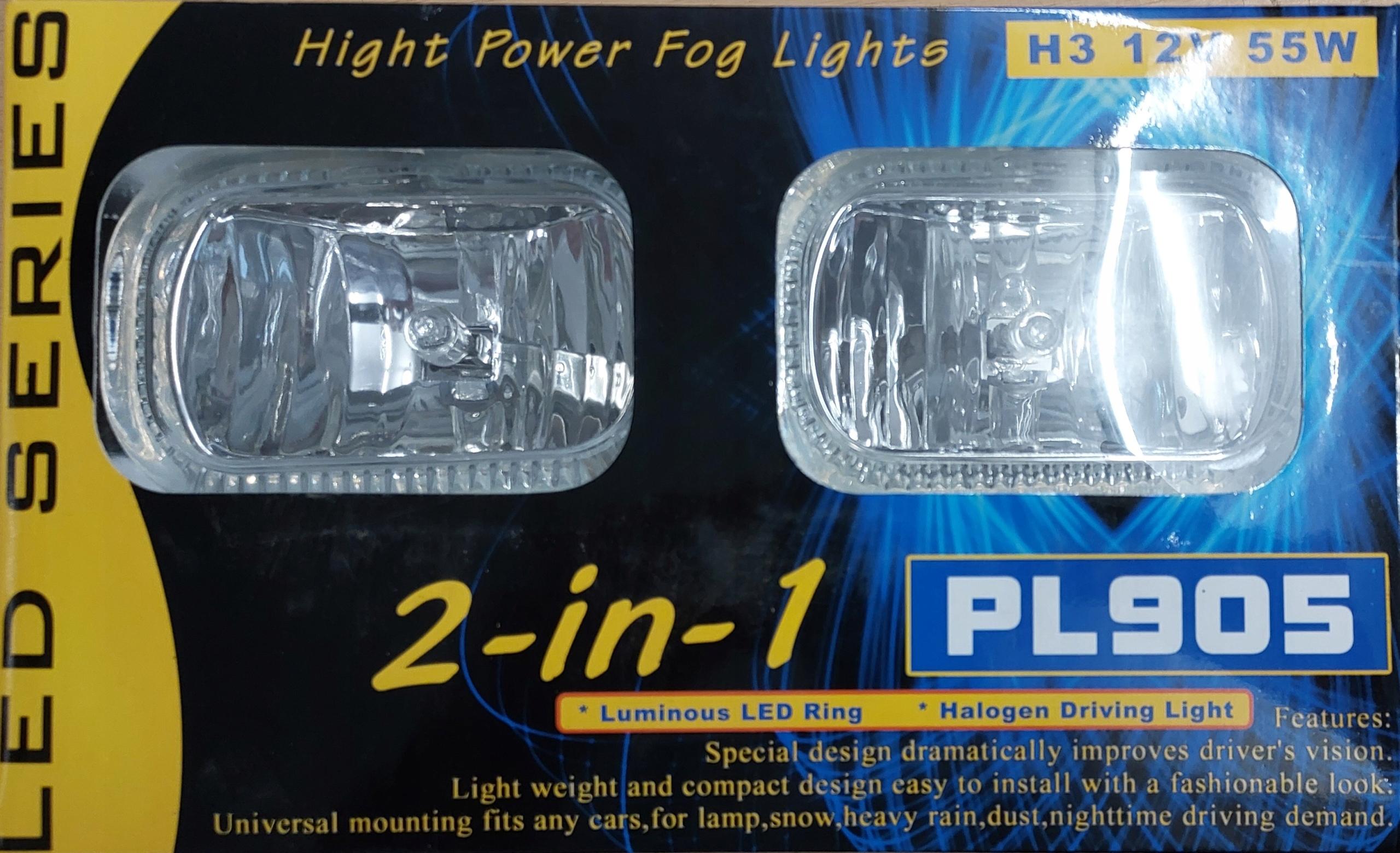 Протитуманні фари Галогенні кільця LED H3 55W