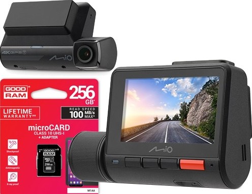 MIO MIVUE 955 Вт Sony 4K UHD HDR рекордер + карта памяти 256 ГБ