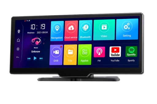 Регистратор вождения с ЖК-экраном 10 в 1, 2 мп, 1080p, GPS