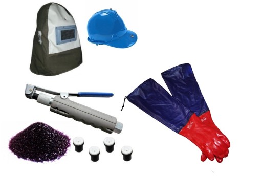 Рукавички маска піскоструминний пістолет + абразив