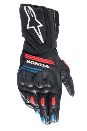 SP-8 Перчатки HONDA Collection, ALPINESTARS (чёрный/красный/синий, размер М)