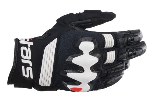Мотоциклетні рукавички Alpinestars Halo чорні білі XL