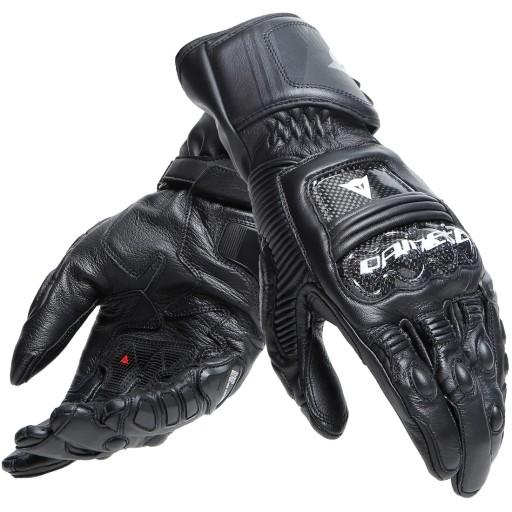 Кожаные мотоциклетные перчатки DAINESE DRUID 4 LEATHER GLOVES, черно-серые, M