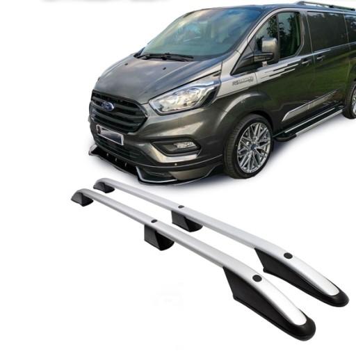 CUSTOM236LONG - Рейлинги на крышу Ford Transit Custom 2012 + LONG