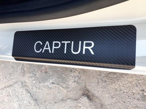 Renault Captur защитные наклейки на пороги