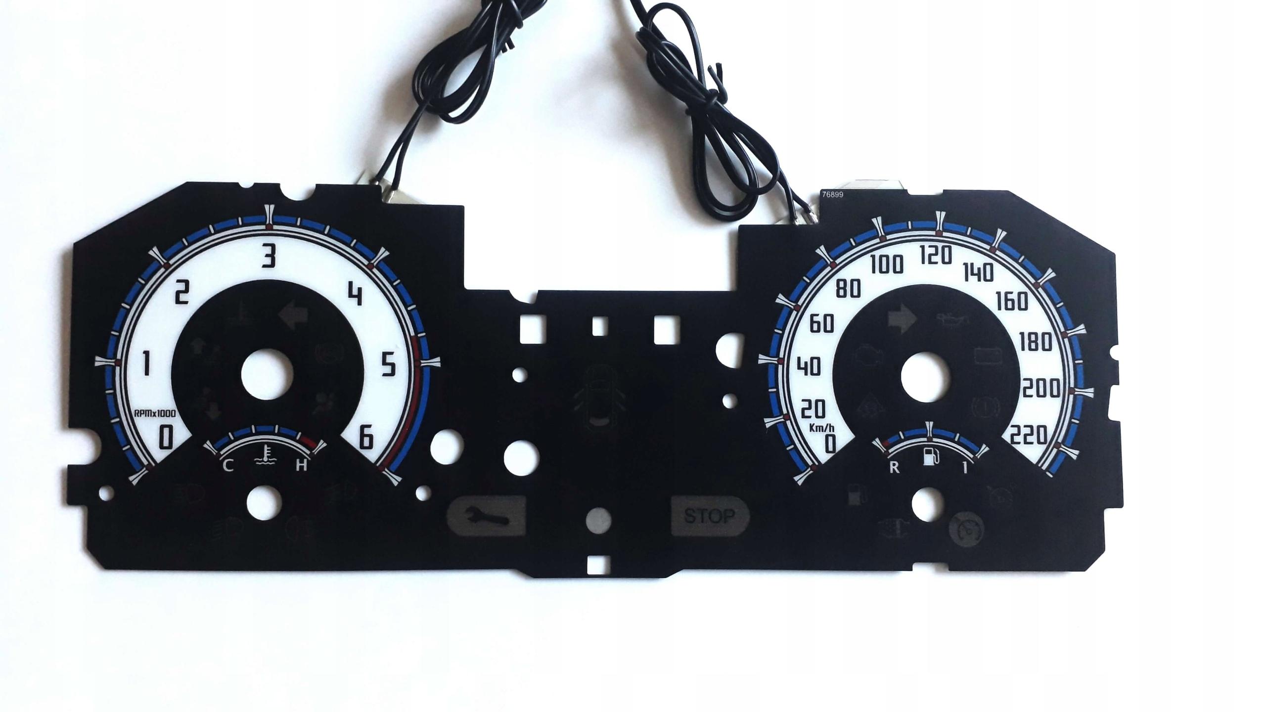 Renault Clio 3 Counter Dials INDIGLO design 2