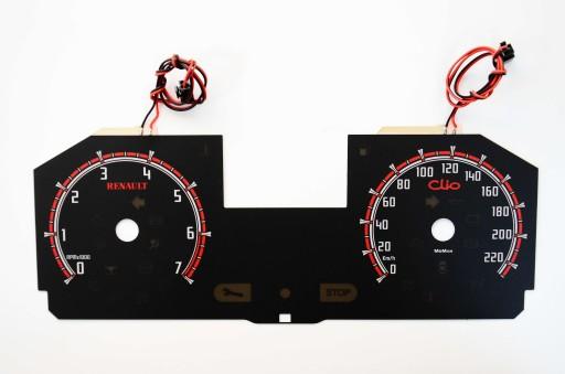 Renault Clio 3 Counter Dials INDIGLO design 3