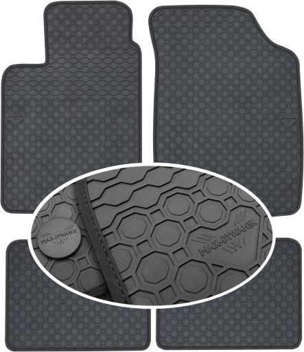 Renault Clio II FL 2001-2005 Коврики резиновые PrimeLiner - черные