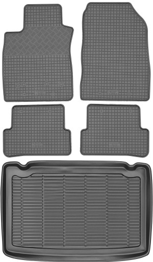 Renault Clio III Hatchback 06-12 SET - Коврики + коврик в багажник