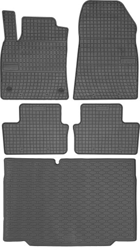 Renault Clio V Hatchback 2019 - Коврики резиновые + коврик в багажник