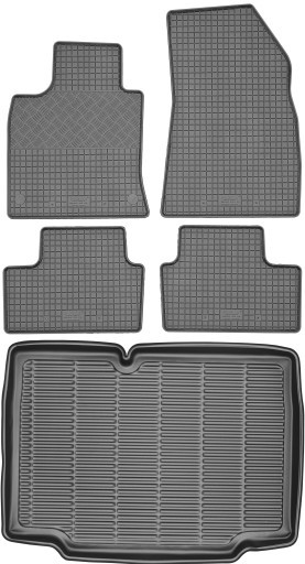 Renault Clio V Hatchback 2019 - КОМПЛЕКТ - Коврики + коврик в багажник