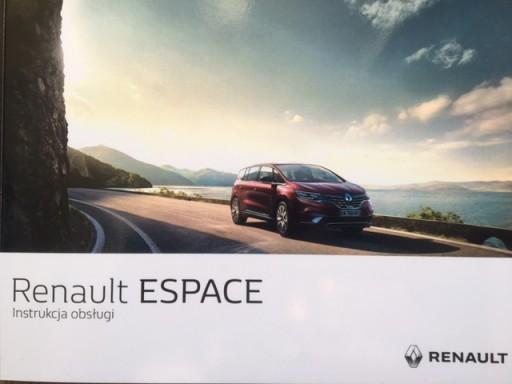 Renault ESPACE V FL 2019-2023 Польська інструкція + сервісна книга