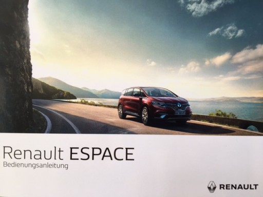 Renault ESPACE V сервісна книга німецьке керівництво по експлуатації Німеччина