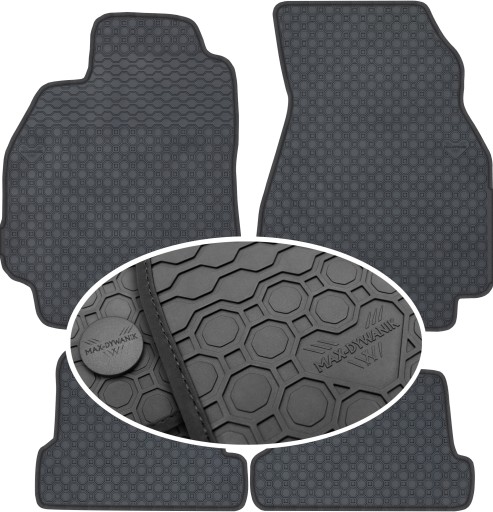 Renault Megane II Convertible 04-08 Резиновые коврики PrimeLiner - Черный