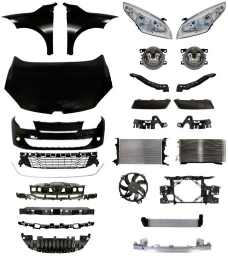 2085 - Renault Megane III 08-13 Ремінь бампера Капот Крило