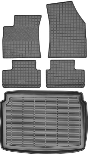 Renault Megane IV HB 2016 - КОМПЛЕКТ - Коврики + коврик в багажник