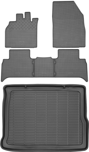 Renault Scenic III Minivan 09-16 SET - Коврики + коврик в багажник