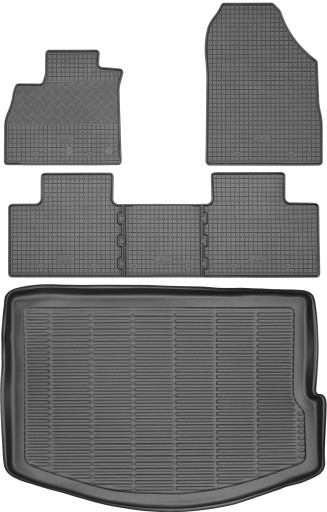 Renault Scenic IV 2016 - КОМПЛЕКТ - Коврики + коврик в багажник