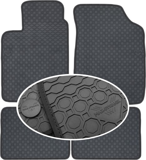 Renault Thalia I Sedan 201-08 Резиновые коврики PrimeLiner - Черный