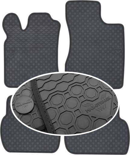 Renault Twingo I HB 1998-2007 Коврики резиновые PrimeLiner - черные