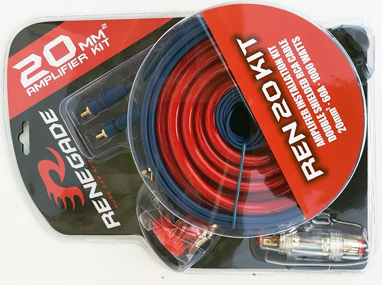Renegade REN20KIT кабельний комплект 20 мм2 600 Вт Wrocla