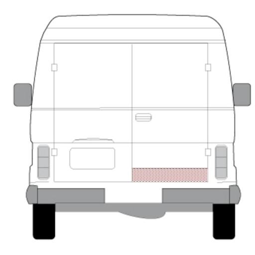 6015-00-9560172P - Ремонт задніх дверей P VW LT 04.75-06.96 BLIC 601