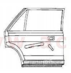 3520172 - Ремонт дверей задня права MERCEDES W114 115 68-77